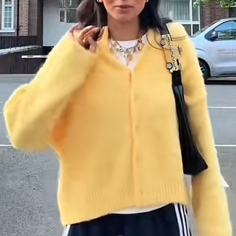 ISO: Urban Outfitters Yellow Knit Cardigan
